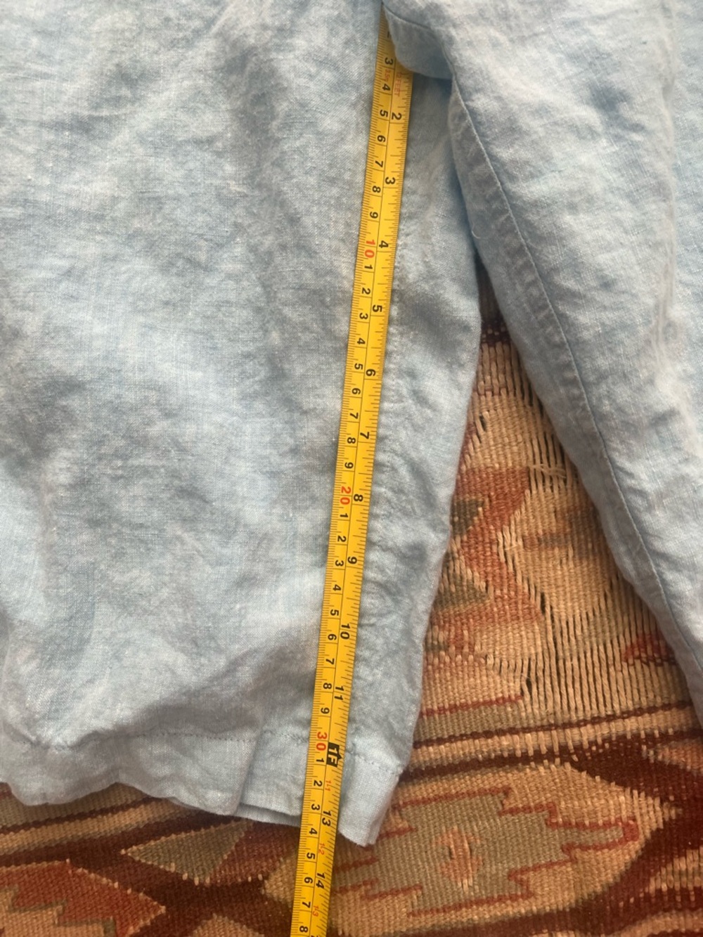 Chico's Light Blue Linen Shorts - Picture 8 of 8